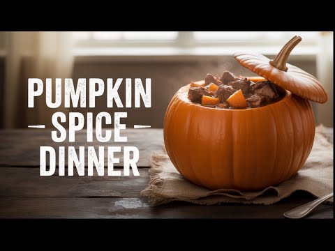 He Cooked Dinner Inside a Pumpkin – Unique Fall Recipe Idea