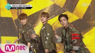 [BOYS24] Unit Yellow ‘Teen Top’ Warning Sign @Final Unit Selection 20160625 EP.02