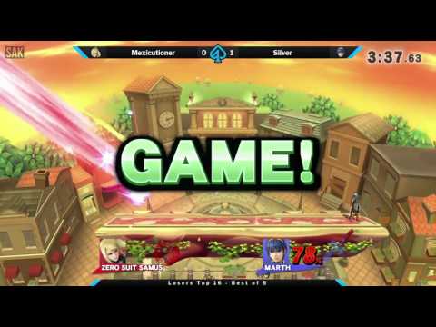 Gambit: Street Fight Loser Top 16 - Mexicutioner (Zero Suit Samus) vs Silver (Marth)