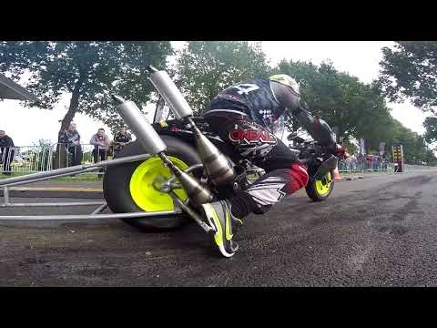 Scooter dragrace world record 150 meter 5,43 second run! 2017 ( Netto 5.211 )