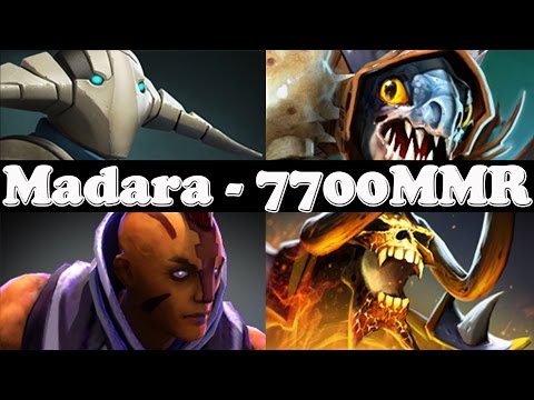 Madara 7700 MMR PLAYS WITH 4 HEROES - Ranked Gameplays - Dota 2