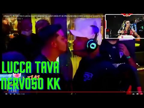 HUDSON AMORIM REAGE TRETA DE DANTES VS LUCCA NO PRESENCIAL DA LBR