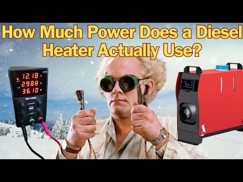 How much Power Does a Chinese Diesel Heater Actually Use? Winter Camping in Canada
