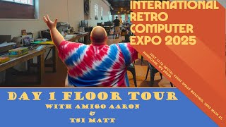 International Retro Computer Expo aka Boatfest 2025 Floor Tour with Amigo Aaron and TSI Matt