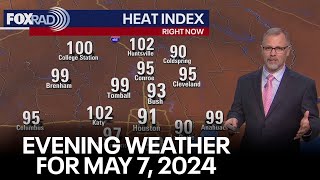 Houston weather: Quiet, hot Tuesday evening with temps in 80s