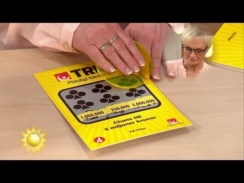 Trissvinnaren fick sin vinnarlott i present - Nyhetsmorgon (TV4)
