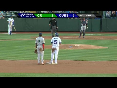 Cubs' Bote hits two-run double