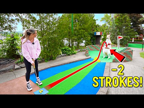 The BEST Old School Mini Golf Course Ever! - MUST PLAY One of a Kind Course!