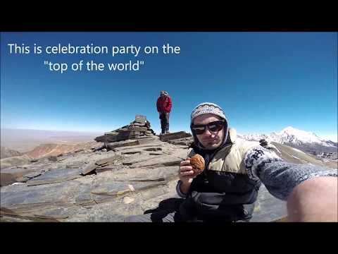 BOLIVIA ADVENTURE Part 5 -  Mount Chacaltaya  - 5435 meters (17830 ft) above sea level