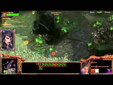 Starcraft II: Heart of the Swarm Campaign 04. Char Mission 1 - Domination