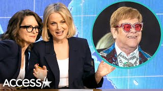 Tina Fey &amp; Amy Poehler&#39;s &#39;Weekend Update&#39; Reveals Elton John As EGOT Winner at Emmys