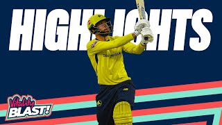 James Vince Hits Magical Century | Somerset v Hampshire  - Highlights | Vitality Blast 2022