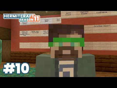 New Years Predictions! Good New Years resolutions? Striking the Dickens set! — HermitCraft 11: ep 10