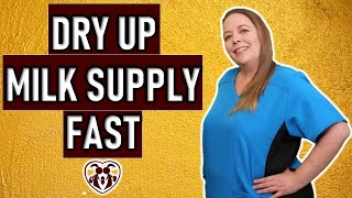 How to Dry Up Your Milk Supply Fast | Proven Methods