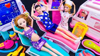 Download lagu 11 Minutes Satisfying Unboxing Barbie Pregnant Doll Gives Birth，Cute New Baby!Hospital Routine ASMR mp3
