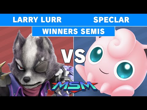 MSM 232 - Larry Lurr (Wolf) Vs EVIL | Speclar (Jigglypuff) Winners Semis - Smash Ultimate