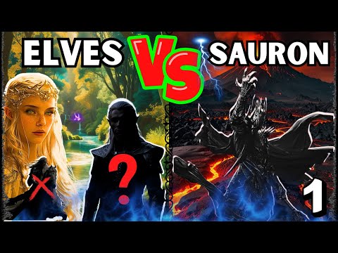 Elves vs. Sauron: The War for the Rings of Power, Tolkien explained.