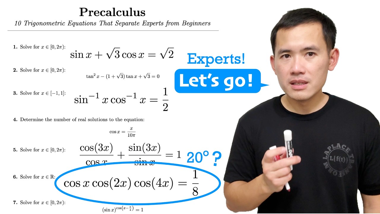 10 trigonometric equations that separate experts from beginners