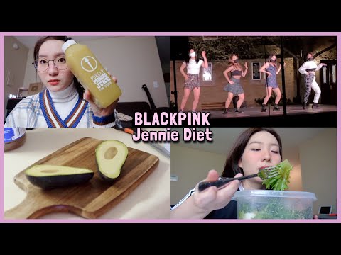 Trying Blackpink Jennie's Diet 🥑 my first kpop performance
