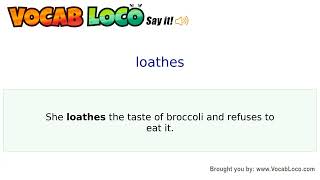 Video thumbnail for loathes