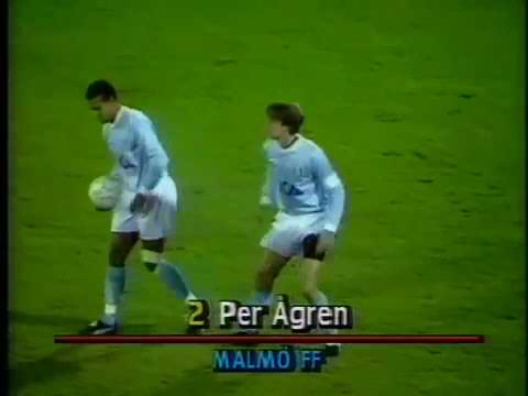 Malmö FF - Dynamo Dresden 1-1 (4-5 på straffar) Europacupen för mästarlag 1990/91 Returmötet.