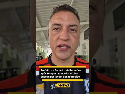 Prefeito de Sabará detalha ações após tempestades