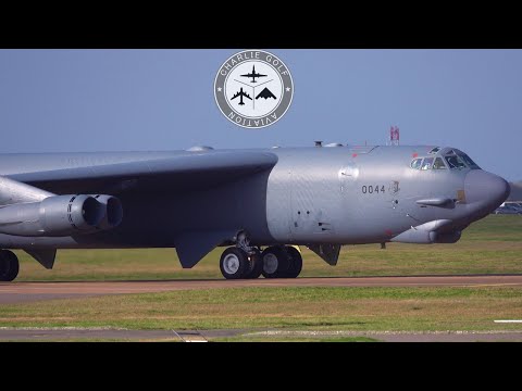 B52 Stratofortress Storm Franklin Take Off from RAF Fairford