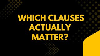 How to Identify Important Clauses in Any Contract