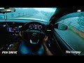 Relaxing Drive In Rain POV Drive Toyota Fortuner Athirappilly 4K ASMR The Carguy 10
