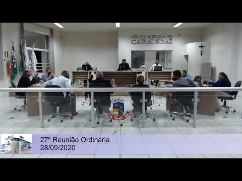 27ª Reunião Ordinária - 28/09/2020