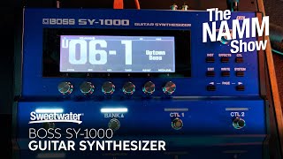 Video thumbnail for BOSS SY-1000 Guitar Synthesizer Pedal at Winter NAMM 2020 by Sweetwater