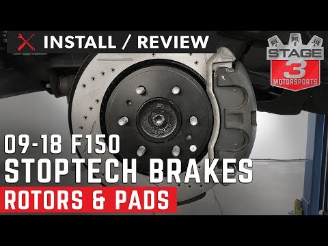 2009-2018 F150 StopTech Front and Rear Brake Kit Install and Review