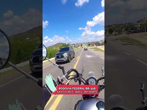 Passando por SANTA CRUZ - RN pela BR-226 #virago #shorts #santacruz #cidades #trairi #santa #viagem