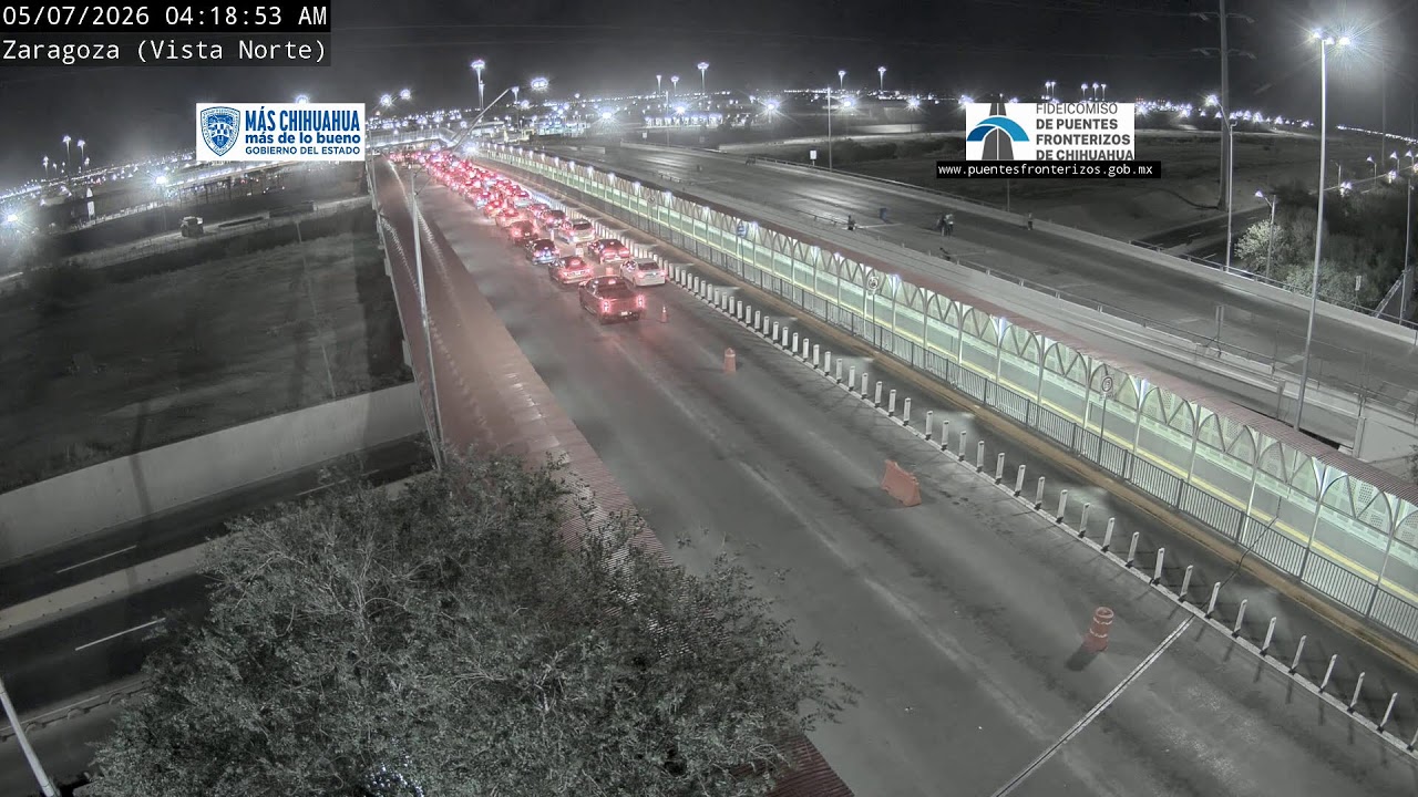 Live webcam view of Zaragoza International Bridge North View