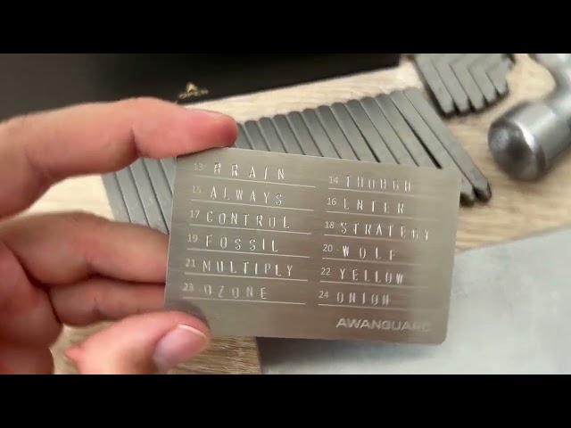 Vídeo relacionado con AWANGUARD Ultimate Basic - Cartera de Acero para Bitcoin, Crypto Wallet, Seed Phrase Metal Storage, Placa Metálica de Frase 3x24 SEED, Compatible con TODOS los Crypto Monederos