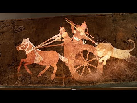 Ashurbanipal Lion Killing animation