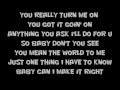 Usher - I'll Make It Right (LYRICS ON SCREEN)