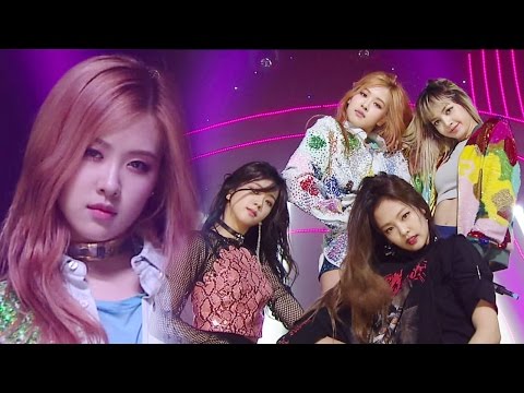 "EXCITING" BLACKPINK (black pink) - BOOMBAYAH (boombox) @ popular song Inkigayo 20160828