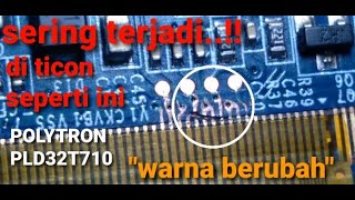 Download lagu tv led polytronPLD32T710#warna/gambar berubah ungu bergetar mp3