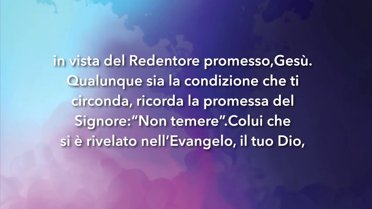 Meditazione Calendario"Parole di Vita" del 3 novembre 2019