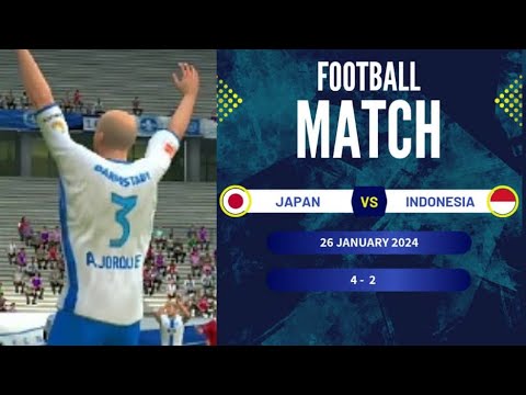Japan 4-2 Indonesia ll Asian Cup Qatar 2023 ll Group D FIFA Mobile