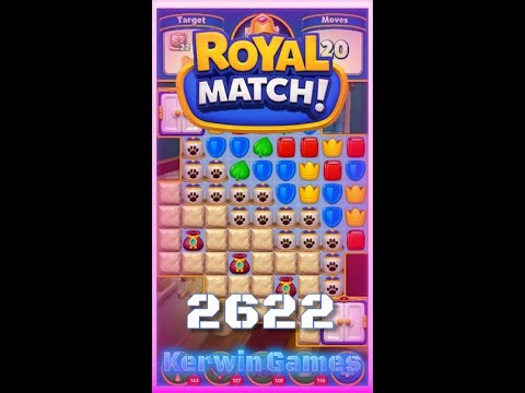 Royal Match Level 2622 - No Boosters Gameplay