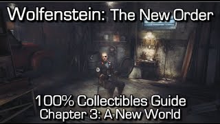 Download lagu Wolfenstein: The New Order - Chapter 3 Collectibles - A New World - Enigma Codes, Gold & Letters mp3