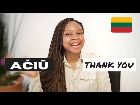 BASIC LITHUANIAN WORDS: GREETING, SHOPPING PHRASES AND MORE.