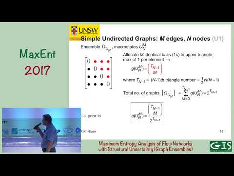 MaxEnt 2017 - Robert K. Niven - Maximum Entropy Analysis of Flow Networks
