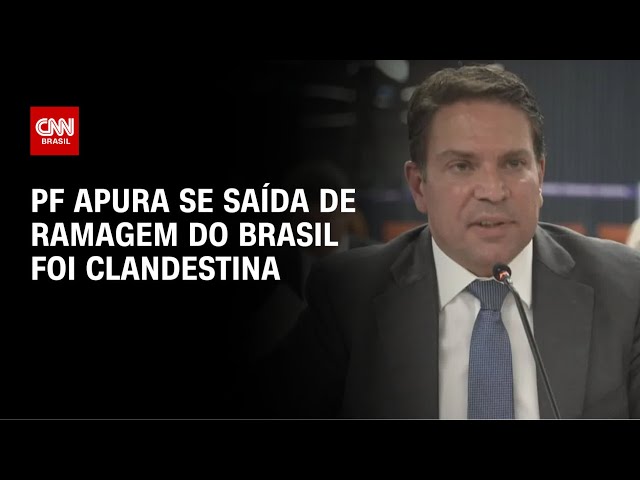 PF apura se Alexandre Ramagem saiu do Brasil de forma clandestina | CNN NOVO DIA