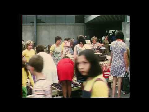 Halles et marché de Merville à Lorient en 1973