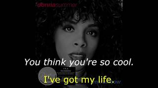 Donna Summer - Leave Me Alone LYRICS SHM &quot;I&#39;m a Rainbow&quot; 1981