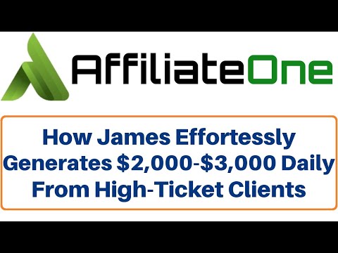 AffiliateOne Review Bonus - Generates Endless Leads & High Ticket Clients Video