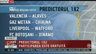 Predictorul1x2: Bogdan Socol a postat cele 12 pariuri! Le ai AICI »